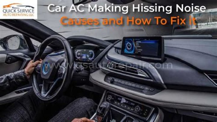 Ac Hissing Sound - How To Discuss