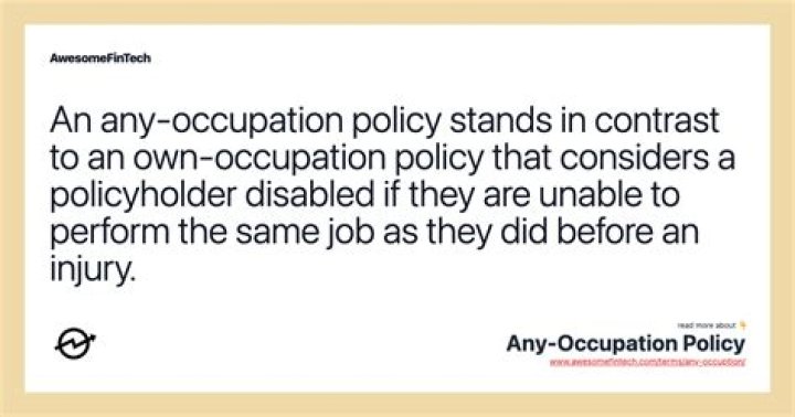 Any-occupation policy - How To Discuss