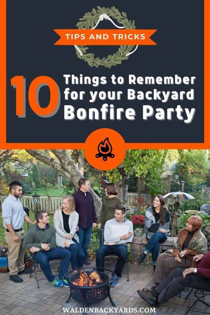 Backyard bonfire - How To Discuss