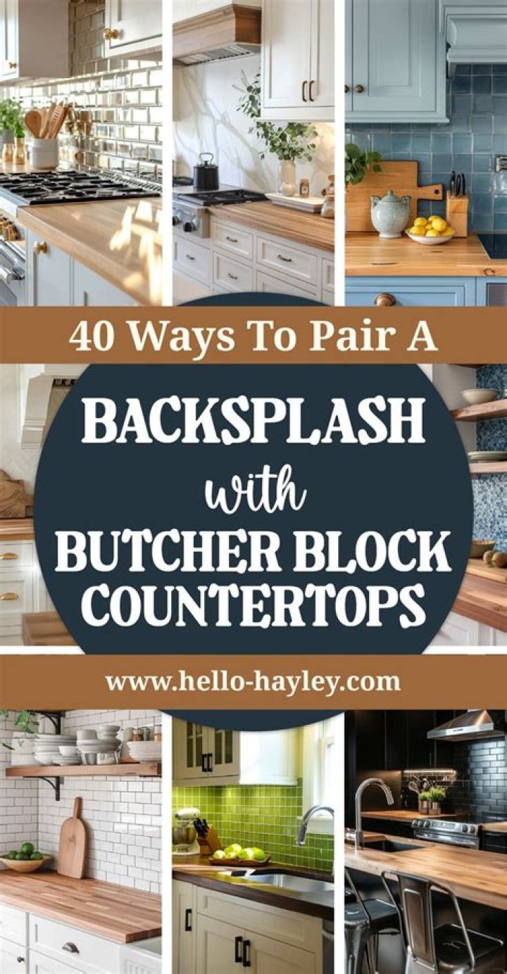 Butcher block countertop backsplash - How To Discuss