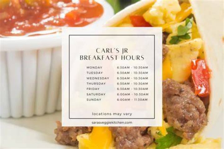 Carl's Jr Breakfast Hours - How To Discuss