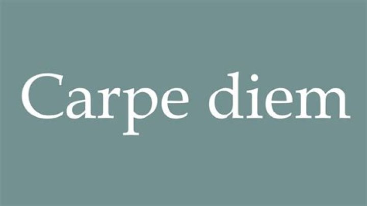 Carpe Diem In French - How To Discuss
