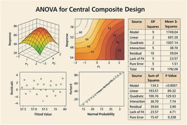 Central composite design - How To Discuss