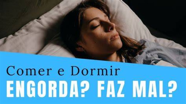 Comer E Deitar Engorda - How To Discuss