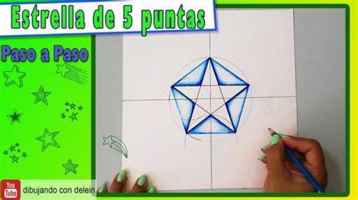 Como Dibujar Una Estrella De 5 Puntas