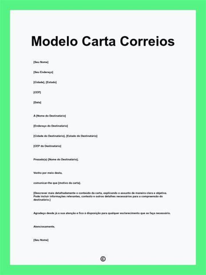 Como Enviar Carta Pelo Correio