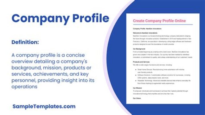 Company profile - How To Discuss