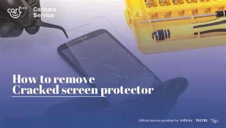 Cracked screen protector - How To Discuss