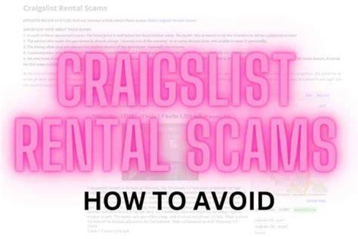Craigslist rental scams - How To Discuss