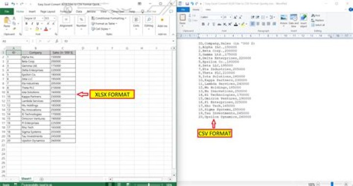 Csv format - How To Discuss