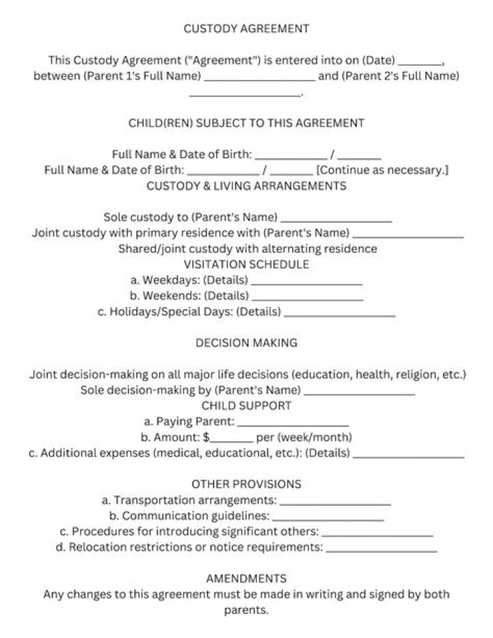 Custody of the law - How To Discuss