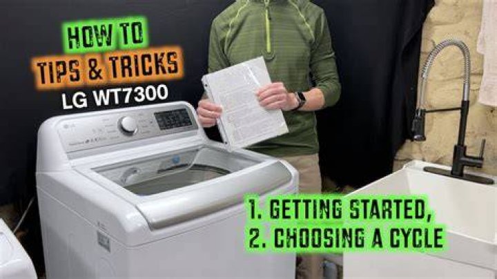 De Lg Washer - How To Discuss
