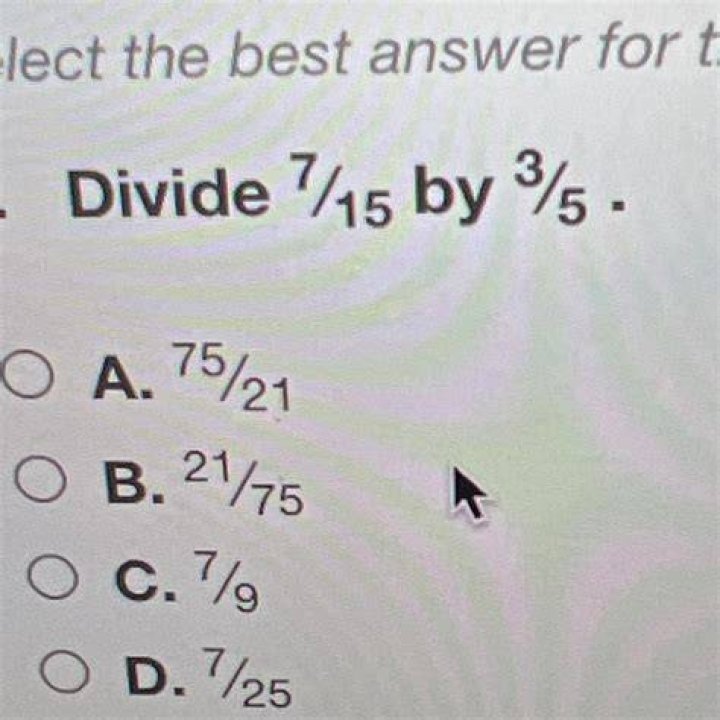 Divide 7 15 By 3 5