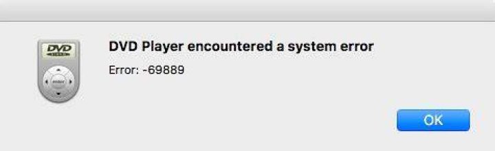 Dvd Error 69889 - How To Discuss