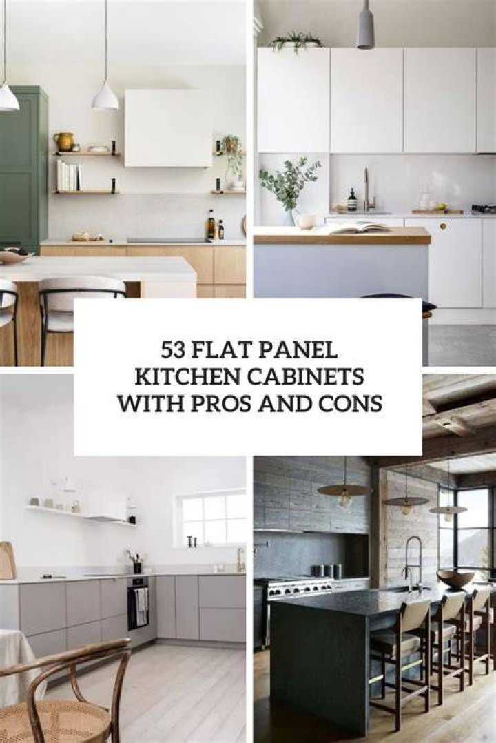 Flat panel kitchen cabinets - How To Discuss
