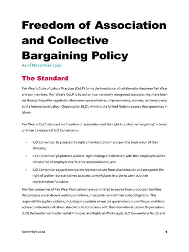 Freedom of association - How To Discuss