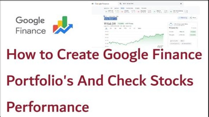 Google Finance Portfolio - How To Discuss