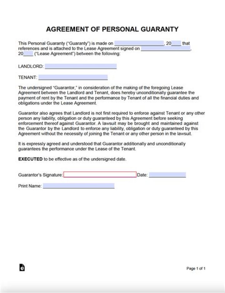 Guaranty Agreement - How To Discuss