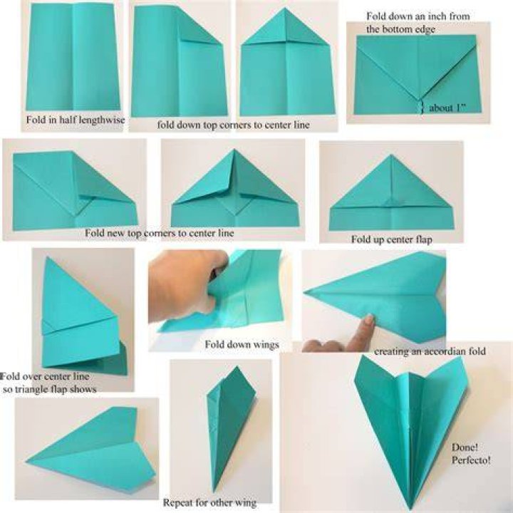 How do you make a paper airplane