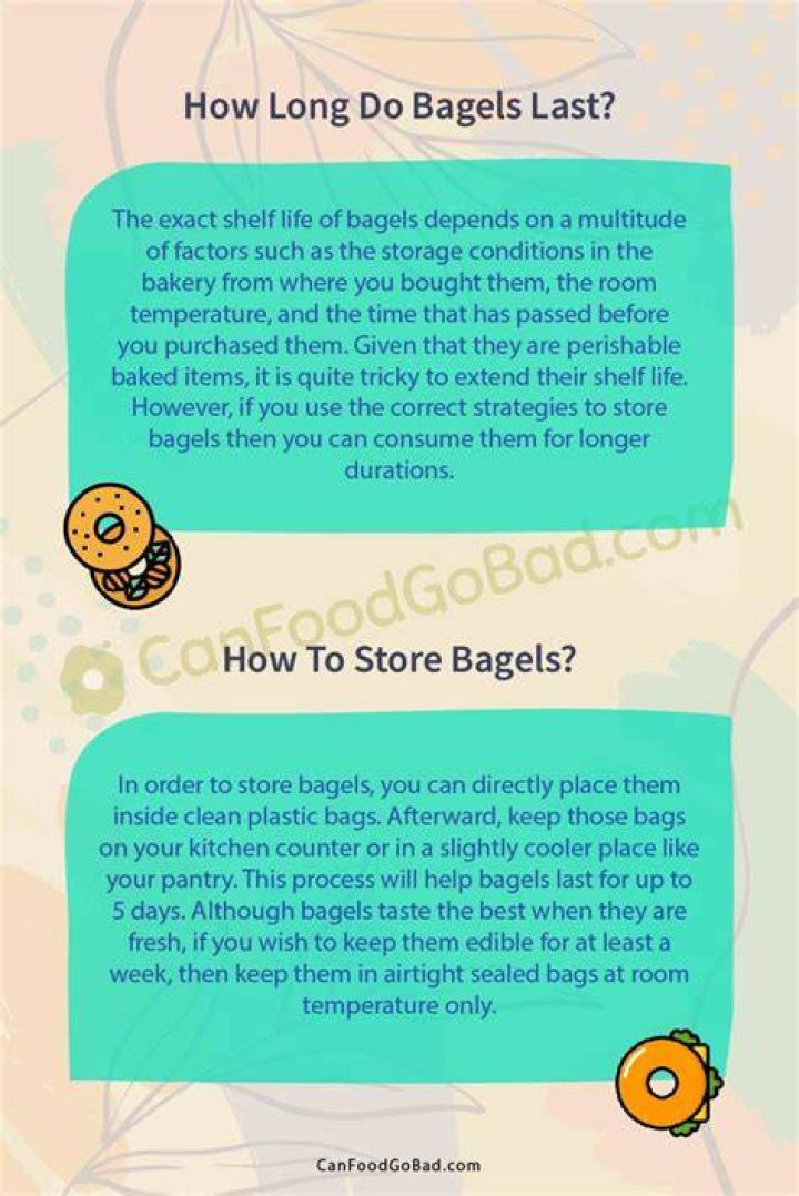 How Long Do Bagels Last