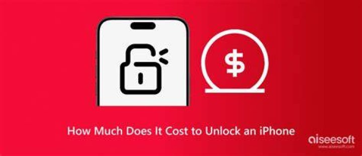How Much Does It Cost To Unlock An Iphone