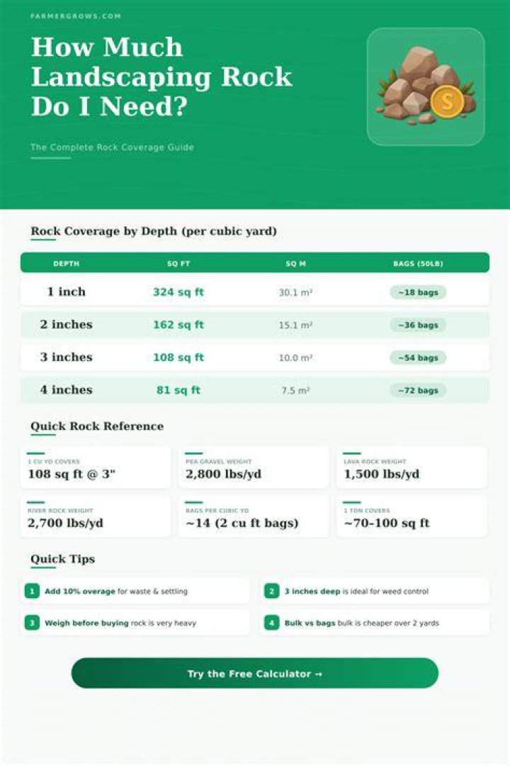 How Much Rock Do I Need
