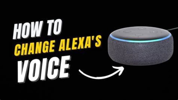 How to change alexa voice