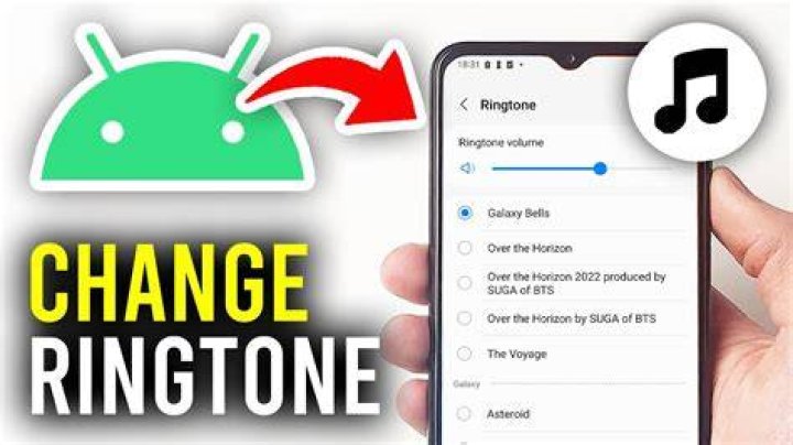 How to change ringtone on android
