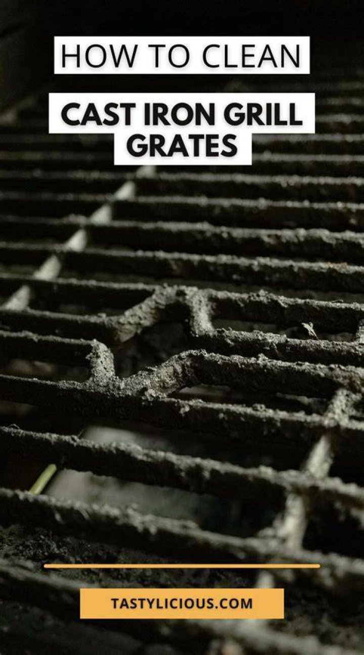How to clean cast iron grill grates