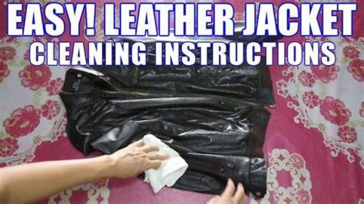 How to clean leather jacket