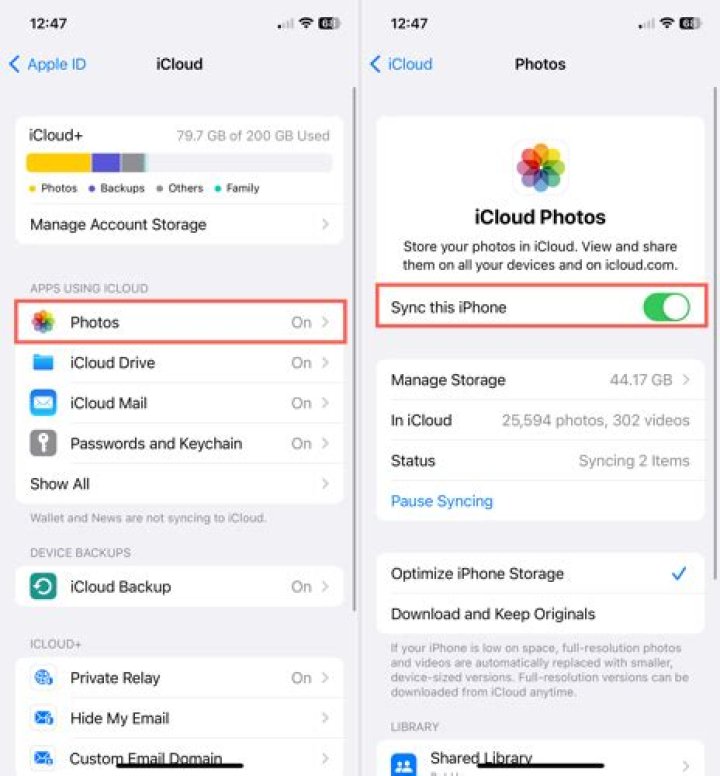 How to delete pictures from icloud