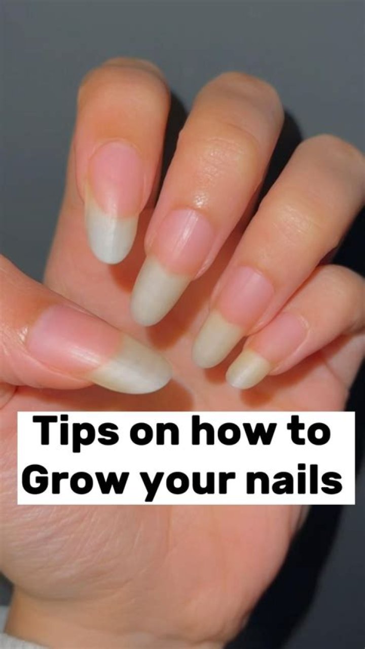 How to grow long nails