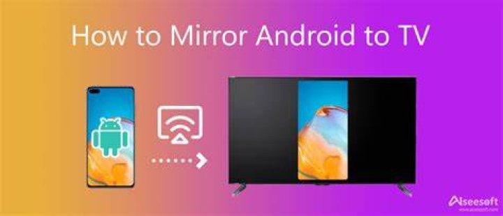 How to mirror android to tv