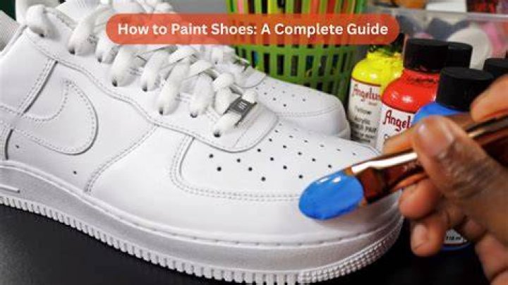 How to paint shoes - How To Discuss