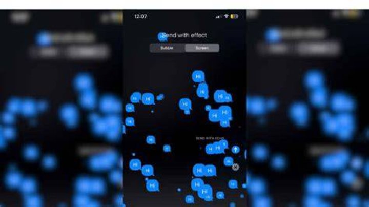 How to send text with effects
