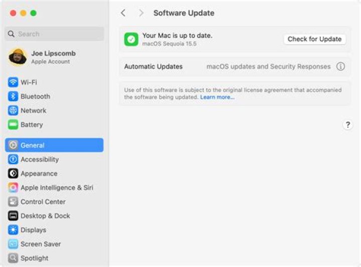How to update software on mac