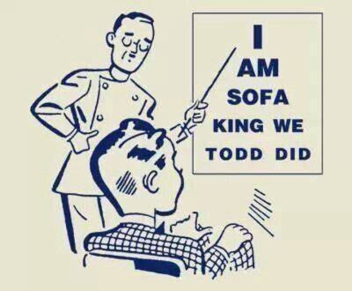 I Am Sofa King We Todd Did