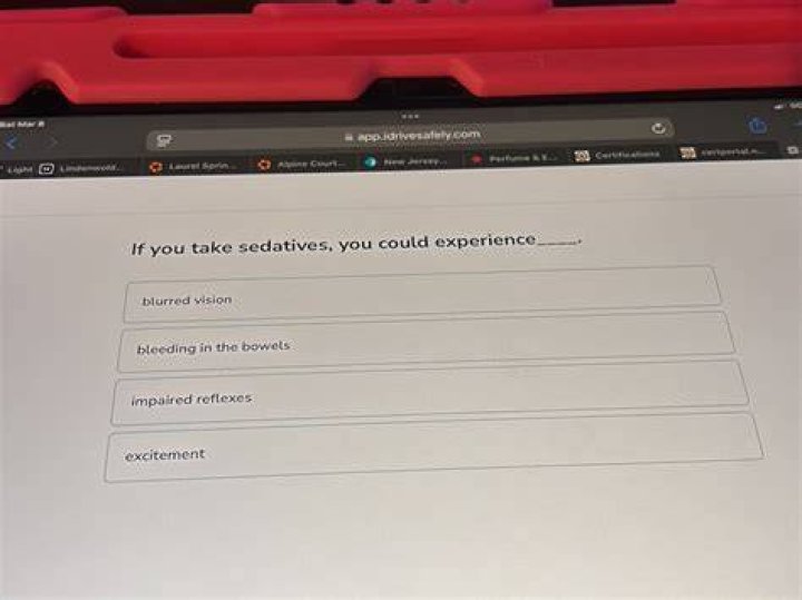 If You Take Sedatives You Could Experience