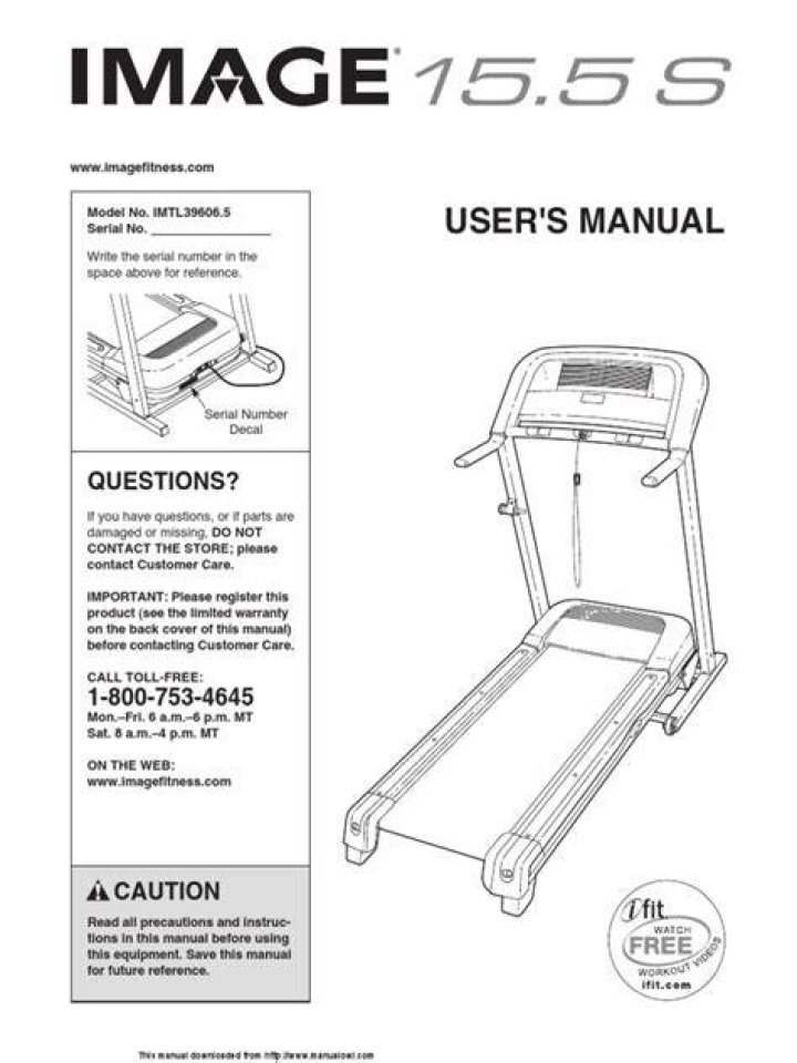Image 15.5 S Treadmill - How To Discuss