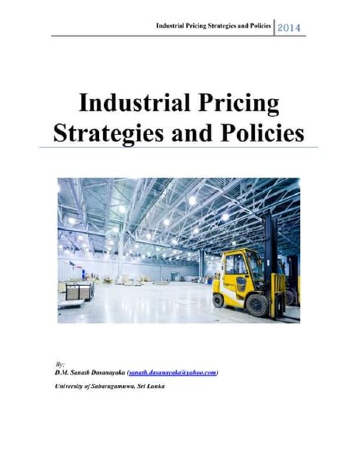 Industrial policies - How To Discuss