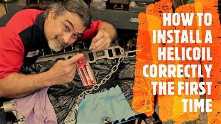 Installing A Helicoil For A Spark Plug