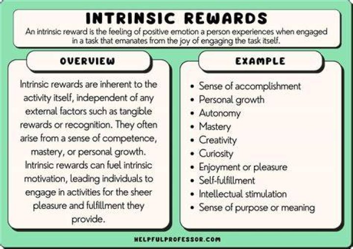 Intrinsic reward - How To Discuss