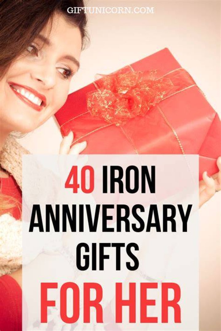 Iron anniversary gifts for her