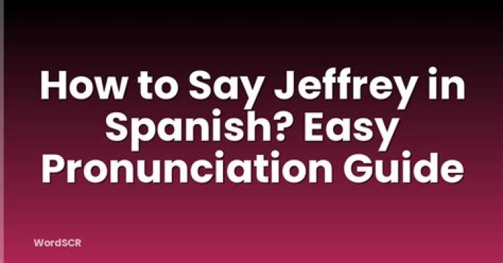 Jeff In Spanish - How To Discuss