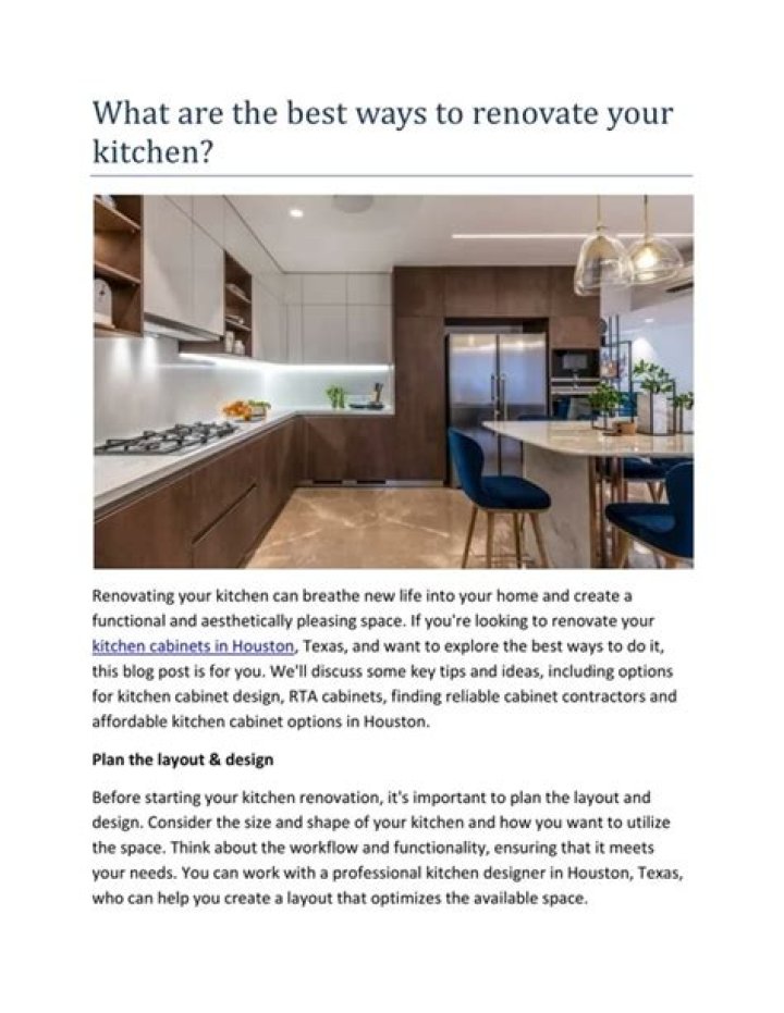 Kitchen contractors - How To Discuss