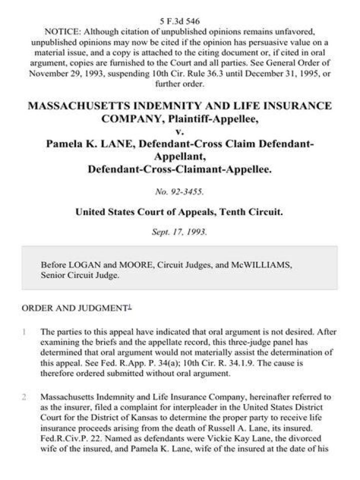 Massachusetts Indemnity And Life Insurance Company