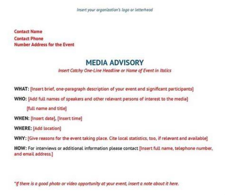 Media advisory - How To Discuss