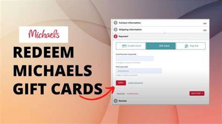Michaels Gift Card - How To Discuss