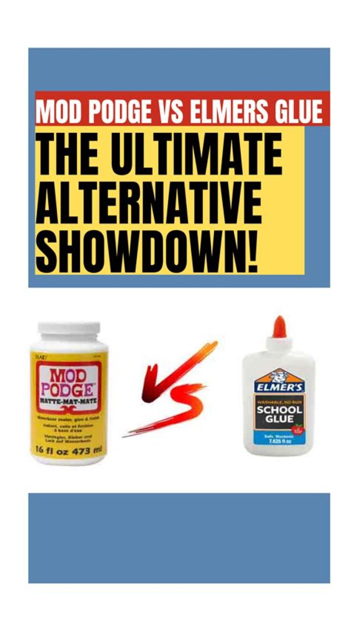 Mod Podge Vs Elmers Glue