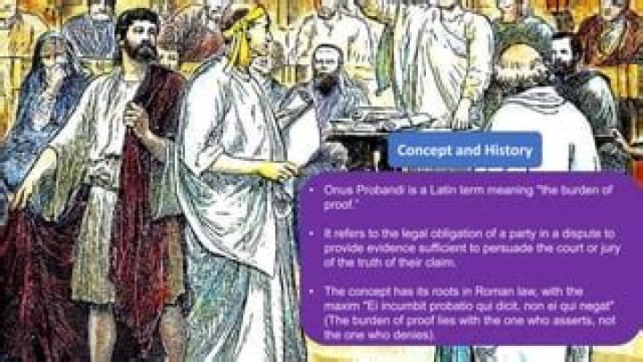 Onus probandi - How To Discuss
